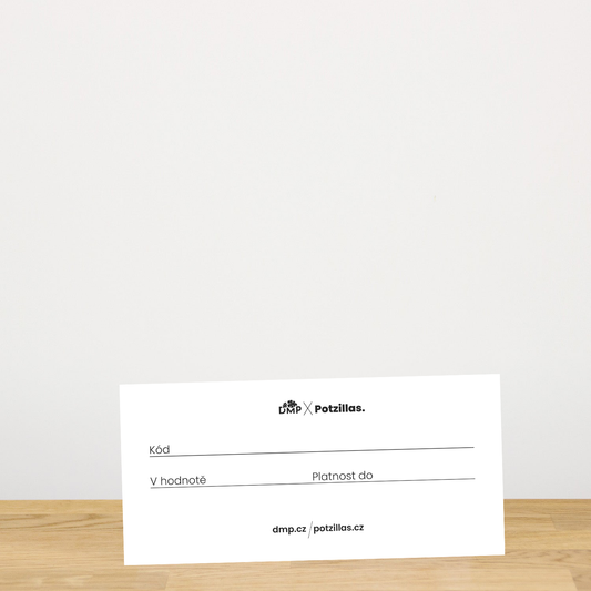 Dárkový poukaz DMP x Potzillas