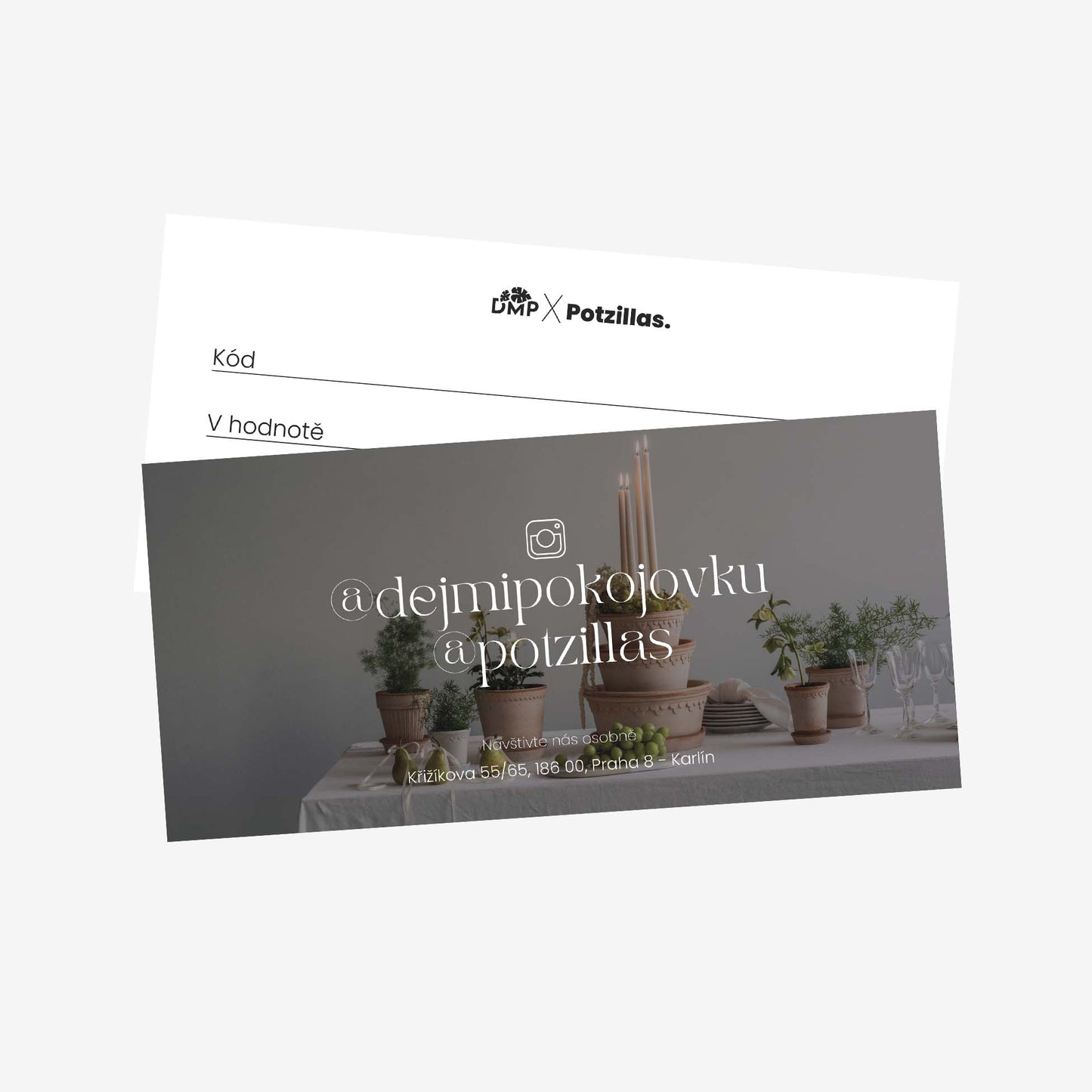 Dárkový poukaz DMP x Potzillas