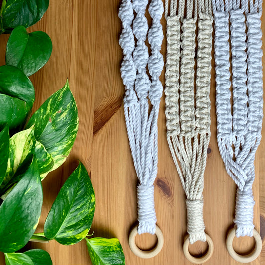 Vyrobte si Macramé závěs na květináče!