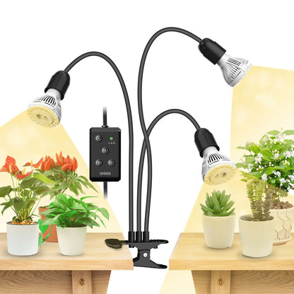 SANSI 30W LED nastavitelná lampička pro růst rostlin s časovačem