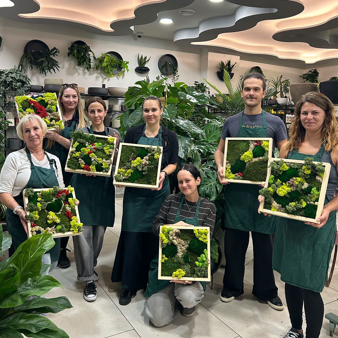 Workshop: Výroba mechového obrazu