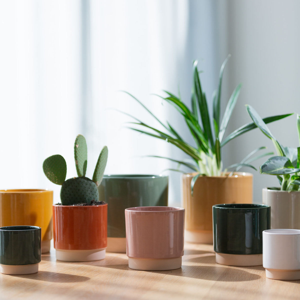 Obal na květináč Eno Tmavě Zelená