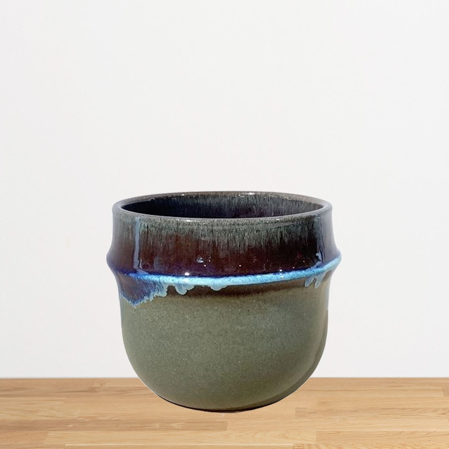 Obal na květináč Take five modrý