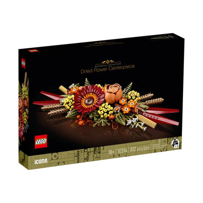 LEGO - Dekorace ze sušených květů
