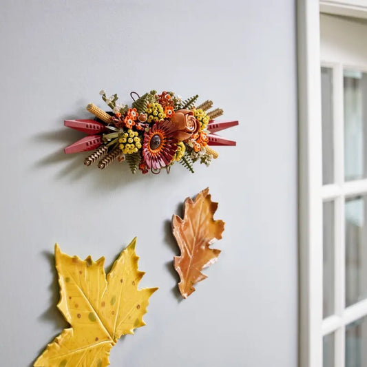 LEGO - Dekorace ze sušených květů