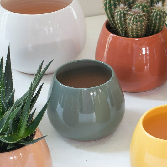 Obal na květináč Cielo Ocelová