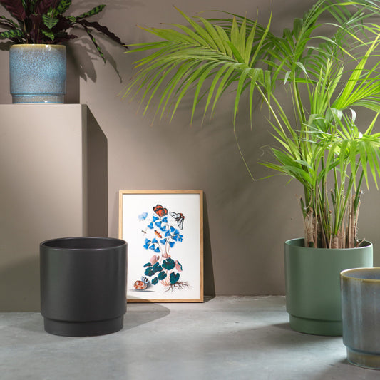 Obal na květináč Sense modrý