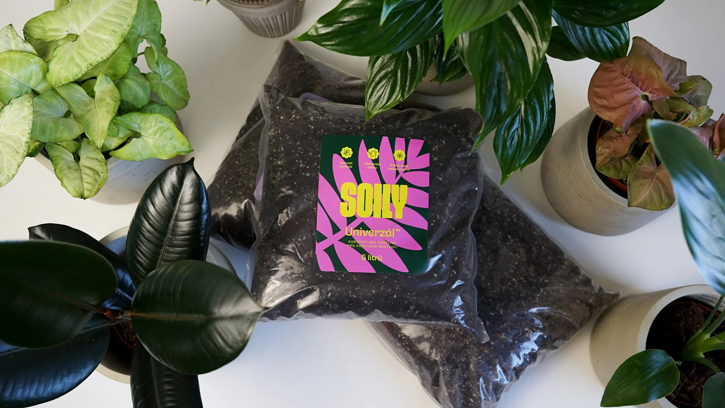 SOILY UNIVERZÁL™ - Substrát bez rašeliny pro pokojové rostliny