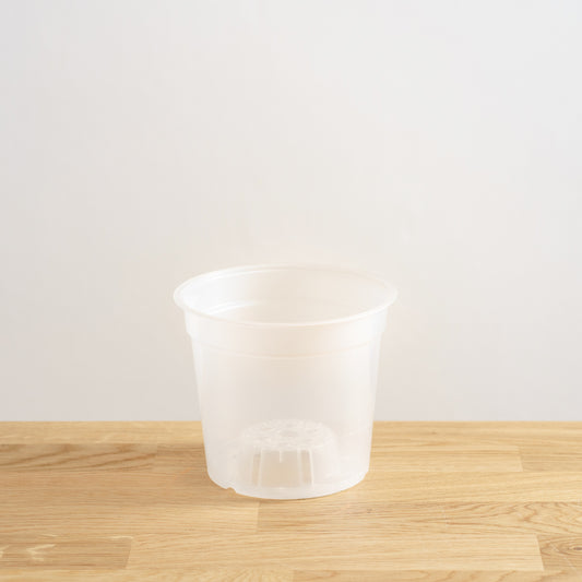 Transparentní květináč